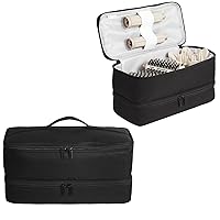 Double-Layer Carrying Case for Shark Flexstyle, Travel Case for Shark 430/440 Flexstyle, Portable Storage Case for Shark Flexstyle/Dyson Airwrap Styler and Attachments