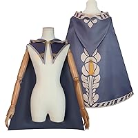 Cos-Animefly Tears Cosplay Kingdom Costume Game Purah Cosplay Cloak Vest Full Set Women Girl Halloween Party