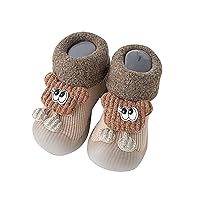 Toddler Boys Summer Shoes Infant Boys Girls Animal Cartoon Socks Shoes Toddler Fleece WarmThe Floor 1 Year Old Boy Shoes
