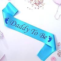 Daddy to Be Sash for Baby Shower, the Man Behind the Bump, Dadchelor Diaper Party Favor for Father to Be, New Dad Gift Ideas, Boy or Girl, Pink or Blue Gender Reveal Decor