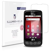 Screen Protector Compatible with LG Optimus V (3-Pack) Clear HD Shield Anti-Bubble and Anti-Fingerprint PET Film