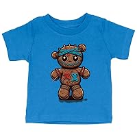Cartoon Doll Baby Jersey T-Shirt - Themed Baby T-Shirt - Graphic T-Shirt for Babies
