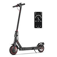 iScooter Electric Scooter, 25/22/18 Miles Range, 25/18.6/15.6 MPH Top Speed, 800W/500W/350W Foldable Commuting Electric Scooter with Double Braking Systems and APP for Adults and Teens