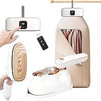 Portable Clothes Dryer Steam Iron, Mini Laundry Dryers Travel Garment Steamers Foldable Small Electric Dryer Machine Steamer Iron for Travel Apartment RV Dorm