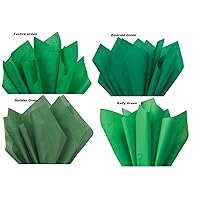 Green Mix Multi Colored Gift WrapTissue Paper 96 Sheets 15