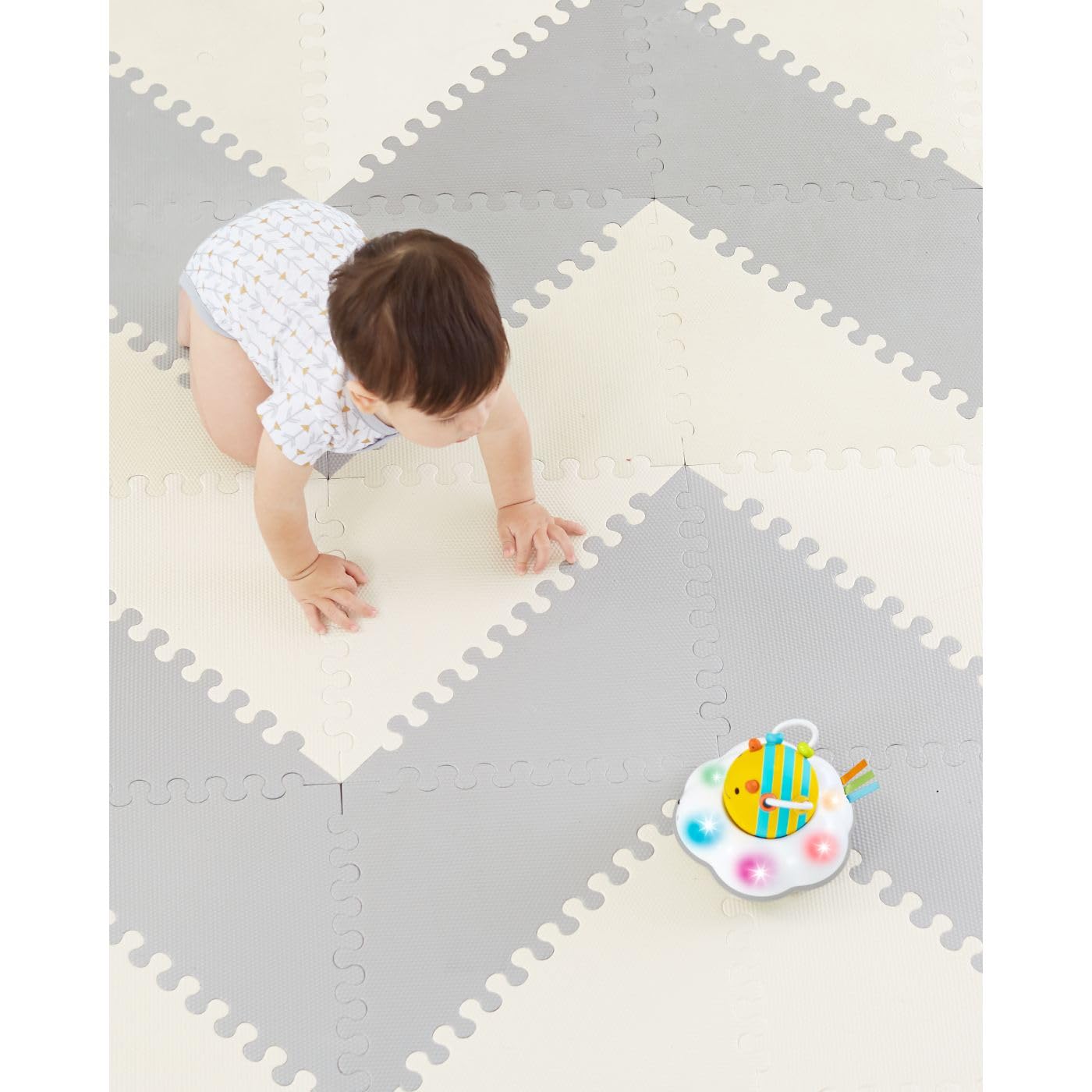 Skip Hop Baby Play Mat, Interlocking Foam Floor Tiles, 70