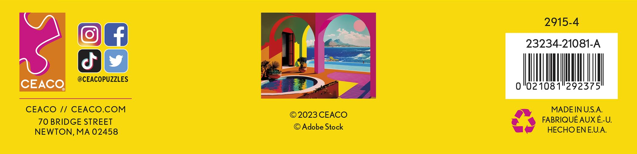 Ceaco - Pop of Color - 750 Piece Jigsaw Puzzle