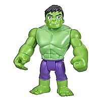 Spidey and His Amazing Friends Marvel Hulk Hero Figure Toy,4-Inch Scale Super Hero Action Figure for Kids Ages 3 and Up,(F3996)