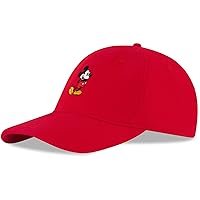 Men's Baseball Cap, Mickey Mouse Adjustable Hat for Adult