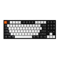 Keychron C1 Mac Layout Wired Mechanical Keyboard, Gateron G Pro Red Switch, Tenkeyless 87 Keys ABS keycaps Computer Keyboard for Windows PC Laptop, White Backlight, USB-C Type-C Cable