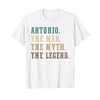 Antonio The Man The Myth The Legend Personalized Antonio T-Shirt