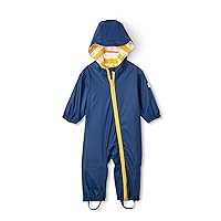 Hatley baby-boys Terry Lined Rain Suit