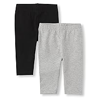 The Children's Place baby girls Capri Leggings 2 Pack