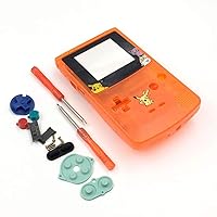 for Gameboy Color GBC Housing Shell Case Cover Replacement for GBC Game Console Full Housing Case - Orange
