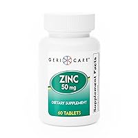 GeriCare Gericare Zinc Sulfate 220mg Dietary Supplement, 00 Count