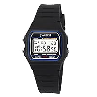 JWATCH Casual Sport Watch Vintage Collection Unisex Digital Watch 30M Waterproof Sports Watch Stopwatch Calendar Luminous Digital Watch with Alarm Clock 12 and 24 Hours View