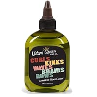 Natural Queen Curls, Kinks, Waves, Braids, Rows - Jamaican Black Castor Hair Oil 7.78 oz.