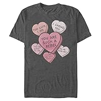 STAR WARS Big & Tall Candy Hearts Men's Tops Short Sleeve Tee Shirt