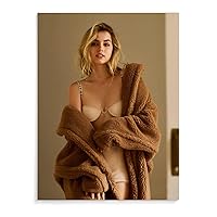 Ana De Armas Sexy Beauty Poster Hot Sexy Actress Poster (8) Wall Art Hanging Printing Art Poster Suitable for Study Bedroom Living Room Decorative Art Canvas Poster Bedroom Decor Office Room Decor Gi