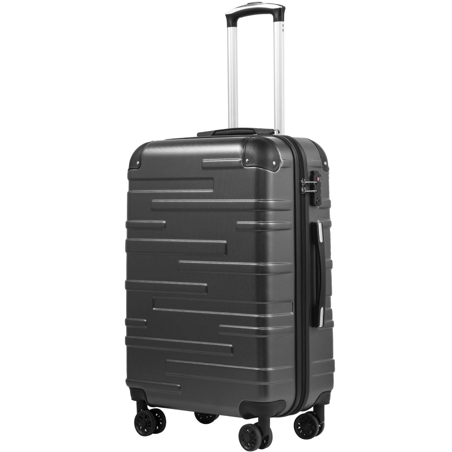 Mua Coollife Hard Case Rolling Suitcase Travel Suitcase Extendible ...