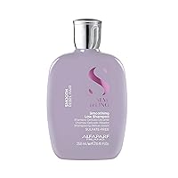Alfaparf Milano Semi Di Lino Smoothing Sulfate Free Shampoo - Anti Frizz Hair Care & Cleansing Shampoo to Revitalize Dry Hair & Restore Shine