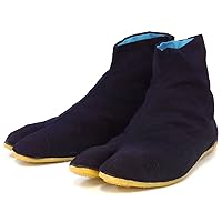 Ninja Tabi Shoes Low Top Comfort Cushioned Split Toe Navy 7 Clips