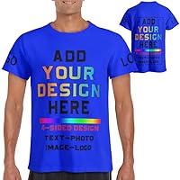 Tshirts Men Women Personalized T Shirt Design Your Own T-Shirt with Photos Text