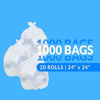 Reli. SuperValue 95 Gallon Trash Bags (68 Count, Bulk) Clear 95