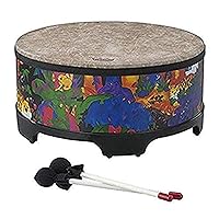 Remo KD-5816-01 Kids Percussion Gathering Drum - Fabric Rain Forest, 16