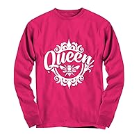 Queen Bee Clothing Plus Size Classic Tops Tees Women Men Long Sleeve tee Heliconia T-Shirt