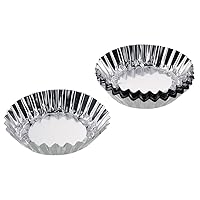 Pearl Metal D-4823 EE Sweets Aluminum Foil Madeleine Baking Mold, 3.9 inches (10 cm), Pack of 20