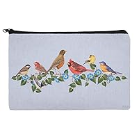 GRAPHICS & MORE Songbirds and Flowers Cardinal Makeup Cosmetic Bag Organizer Pouch