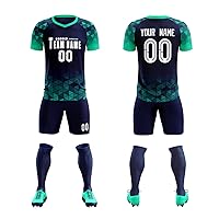 Custom Soccer Jersey Name Number Sports Team Training Uniform Personalized Football Jerseys for Men Women Kids