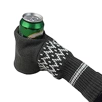 Beer Mitten Gloves, Beer Mitt, Knit Stitched Drink Mitt Holder for Beer Beverage, Insulating Glove Beer Holder Keep Your Hand Warm and Drink Cold, New Year Christmas Party Favors - 1Pcs