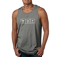 Bacon Periodic Table Science Chemistry Men's Graphic Tank Top Sleeveless T Shirt