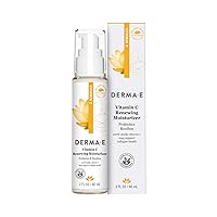 DERMA-E Vitamin C Renewing Moisturizer – Brightening and Hydrating Facial Skin Renewing Cream – Anti-Aging Facial Moisturizer and Day Cream, 2 oz