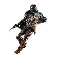 BANDAI SPIRITS Star Wars The Mandalorian Figure, 5.9 inches, ABS & PVC & Fabric, Painted Action Figure