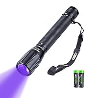NEXTORCH 405nm uv Light UV Led Blacklight Flashlights Detector Ultraviolet Pocket-Size LED Torch for Pets Urine and Stains Find Stains on Carpet, Rugs 3D Printed Resin C2UV (405nm UV)