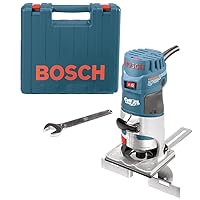 Bosch PR20EVSK-RT 1 HP Colt Variable Speed Electronic Palm Router Kit (Renewed)