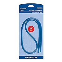 Staedtler Flexible Curve with Inch and Metric Scale Markings, 24 Inch/60cm, 97160-24BK