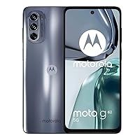 Motorola Moto G62 Dual-SIM 128GB ROM + 6GB RAM (GSM Only | No CDMA) Factory Unlocked 5G Smartphone (Midnight Gray) - International Version