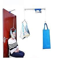 Over The Door Cervical Traction Device for Neck Pain Relief & Shoulder Correction, Neck Stretcher for Office Workers, Body Workers