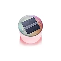 MPOWERD Luci Color Essence: Solar Inflatable Lantern with 8 Pastel Color Options, 15 Lumens LEDs, Matte Finish, Lasts Up to 6 hrs, Rechargeable via Solar, Waterproof, Indoor/Outdoor Decorating
