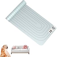 pet Training mat, Scan pet Indoor Electric Shock mat, LED Screen Cats and Dogs Electric Shock mat, Electric Drive Training mat to Keep Pets Away from The Sofa, 3 Modes (12