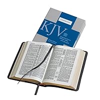 KJV Cameo Reference Bible with Apocrypha, Black Calfskin Leather, Red-Letter Text, KJ455:XRA KJV Cameo Reference Bible with Apocrypha, Black Calfskin Leather, Red-Letter Text, KJ455:XRA Leather Bound