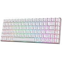 RK ROYAL KLUDGE RK84 Pro RGB 75% Triple Mode BT5.0/2.4G/USB-C Hot Swappable Mechanical Keyboard, 84 Keys Wireless Gaming Keyboard with Aluminum Frame, Tactile Brown Switch