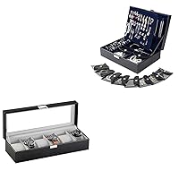 Jewelry Box Bundle with 6 Slots Watch Box