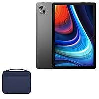 BoxWave Case Compatible with Blackview Oscal Pad 13 - Hard Shell Briefcase, Slim Messenger Bag Briefcase Cover Side Pockets - Navy