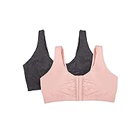 Fruit of the Loom Women's Front Close Builtup Sports Bra