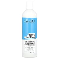 ACURE Nourish + Restore Conditioner, All Hair Types, Argan Oil & Pumpkin Seed Oil, 12 fl oz (354 ml)